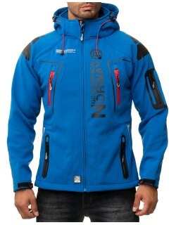 Geographical Norway Regular Fit Softshelljacke Ohne Waschung  Techno Men Royal Blue M