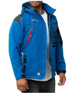Geographical Norway Regular Fit Softshelljacke Ohne Waschung  Techno Men Royal Blue XXL