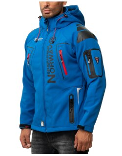 Geographical Norway Regular Fit Softshelljacke Ohne Waschung  Techno Men Royal Blue XXL