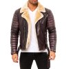 Reichstadt Slim Fit Kunstlederjacke Ohne Waschung  RS008PU