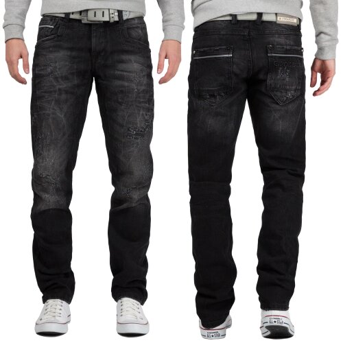 Cipo & Baxx Herren Jeans CD104 Black