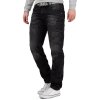 Cipo & Baxx regular fit Jeans Herren Stonewashed CD104 Black W42/L36