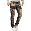 Cipo & Baxx regular fit Jeans Herren Stonewashed CD494 Khaki W31/L32