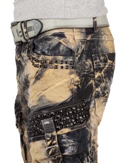 Cipo & Baxx regular fit Jeans Herren Stonewashed CD494 Khaki W36/L32