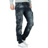 Cipo & Baxx regular fit Jeans Herren Stonewashed CD440 Blue W31/L32