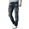 Cipo & Baxx regular fit Jeans Herren Stonewashed CD440 Blue W31/L32