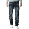 Cipo & Baxx regular fit Jeans Herren Stonewashed CD440 Blue W33/L34