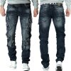 Cipo & Baxx regular fit Jeans Herren Stonewashed CD440 Blue W38/L34