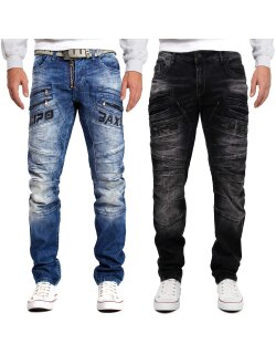 Cipo & Baxx Regular Fit Hose Herren Stonewashed   - CD491