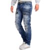 Cipo & Baxx regular fit Jeans Herren Stonewashed CD491 Blue W36/L32