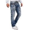 Cipo & Baxx regular fit Jeans Herren Stonewashed CD466 Blue W29/L32
