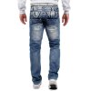 Cipo & Baxx regular fit Jeans Herren Stonewashed CD466 Blue W32/L32