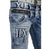 Cipo & Baxx regular fit Jeans Herren Stonewashed CD466 Blue W38/L32