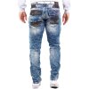 Cipo & Baxx regular fit Jeans Herren Stonewashed CD482 Blue W29/L32