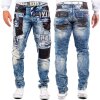 Cipo & Baxx regular fit Jeans Herren Stonewashed CD482 Blue W30/L32