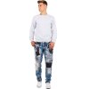 Cipo & Baxx regular fit Jeans Herren Stonewashed CD482 Blue W33/L34