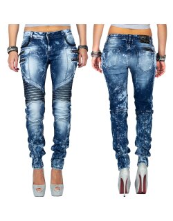 Cipo & Baxx slim fit Jeans Damen Stonewashed WD361