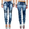 Cipo & Baxx Slim Fit Jeans Damen Stonewashed WD361 Blue W28/L32