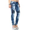 Cipo & Baxx Slim Fit Jeans Damen Stonewashed WD361 Blue W28/L34