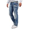 Cipo & Baxx Regular Fit Jeans Herren Stonewashed C1150 Blue W40/L34