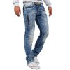 Cipo & Baxx Regular Fit Jeans Herren Stonewashed C1150 Blue W40/L34