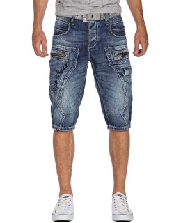 Cipo & Baxx regular fit Shorts Herren Stonewashed CK101