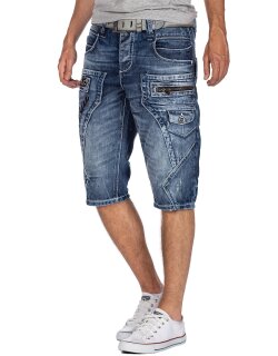 Cipo & Baxx regular fit Shorts Herren Stonewashed CK101