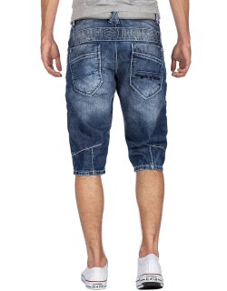 Cipo & Baxx regular fit Shorts Herren Stonewashed CK101 Blue W38