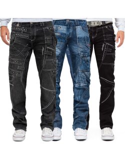 Kosmo Lupo Herren Jeans KM001