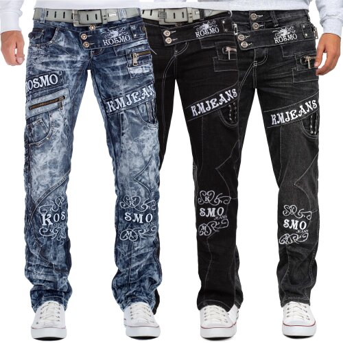 Kosmo Lupo Regular Fit Jeans Stonewashed  KM051