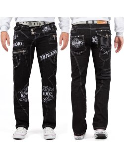 Kosmo Lupo Regular Fit Jeans Stonewashed  KM051