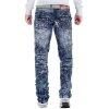 Kosmo Lupo Regular Fit Jeans Stonewashed  KM051 Blue W32/L32