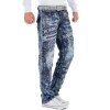 Kosmo Lupo Regular Fit Jeans Stonewashed  KM051 Blue W36/L34