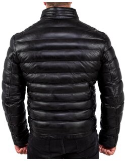 Reichstadt Regular Fit Jacke Herren Echtleder 19RS016 Black XL
