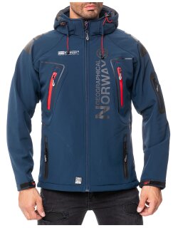 Geographical Norway Regular Fit Softshelljacke Ohne Waschung  Techno Men Navy M