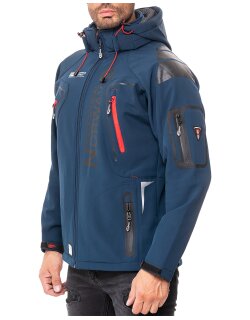 Geographical Norway Regular Fit Softshelljacke Ohne Waschung  Techno Men Navy M