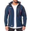 Geographical Norway Regular Fit Softshelljacke Ohne Waschung  Techno Men Navy M