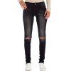Cipo & Baxx Slim Fit Jeans Damen Stonewashed  19CB05 Black W29/L34