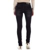Cipo & Baxx Slim Fit Jeans Damen Stonewashed  19CB05 Black W29/L34