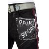 Cipo & Baxx Straight Fit Jeans Herren Mid Waist CD571 Black W40/L34