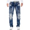 Cipo & Baxx regular fit Jeans Herren Stonewashed CD563 Blue W33/L32