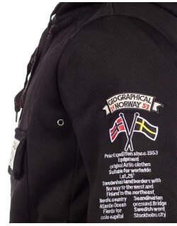 Geographical Norway Regular Fit Hoodie Herren Gymclass Men Black M