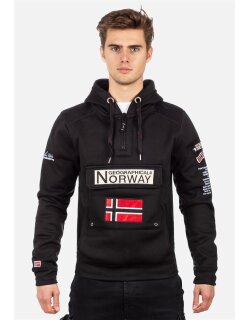 Geographical Norway Regular Fit Hoodie Herren Gymclass Men Black XXL