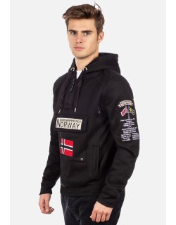 Geographical Norway Regular Fit Hoodie Herren Gymclass Men Black XXL