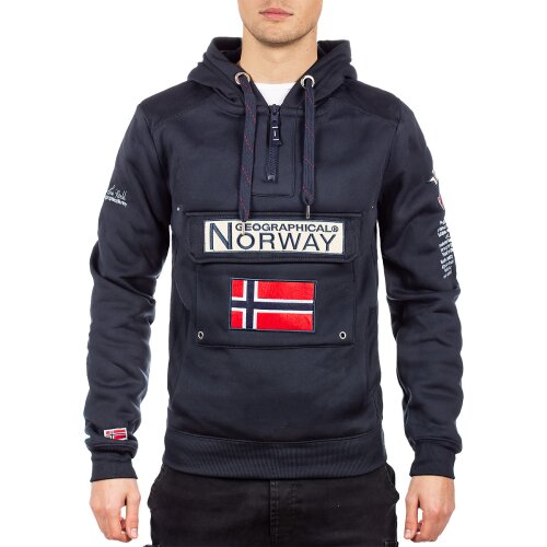 Geographical Norway Regular Fit Hoodie Herren Gymclass Men Navy M