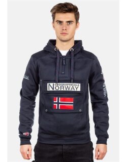 Geographical Norway Regular Fit Hoodie Herren Gymclass Men Navy L
