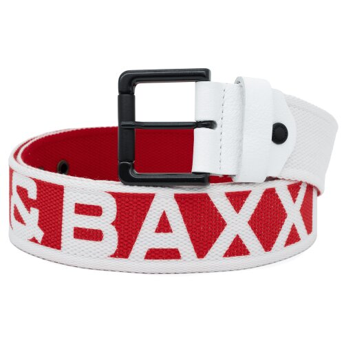 Cipo & Baxx Herren Gürtel C-2133 Red 100cm x 4,3cm