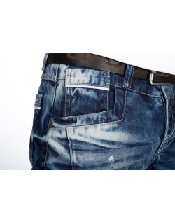 Cipo & Baxx regular fit Shorts Herren Stonewashed 20CB13 Blue W31