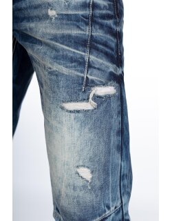 Cipo & Baxx regular fit Shorts Herren Stonewashed 20CB13 Blue W34