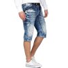 Cipo & Baxx regular fit Shorts Herren Stonewashed 20CB13 Blue W34
